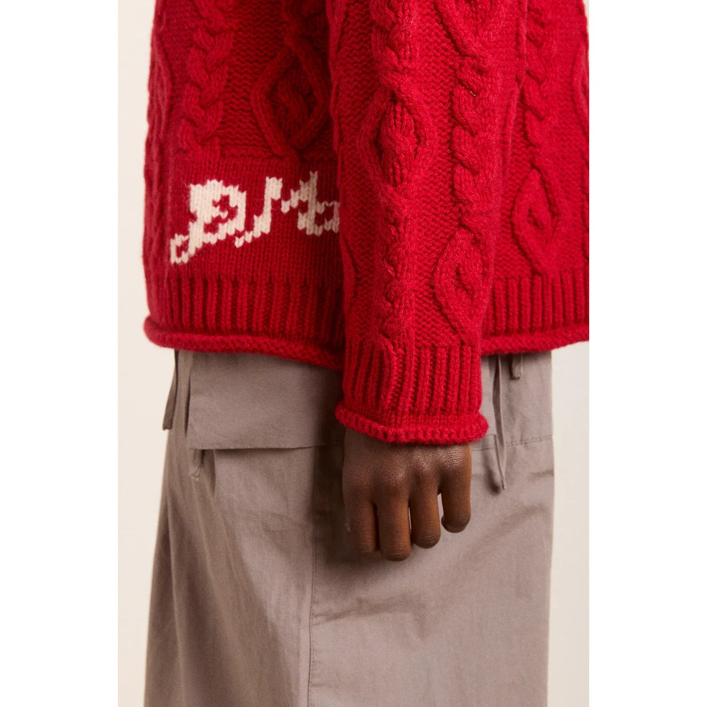 Ffion Cable Stitch Wool Jumper