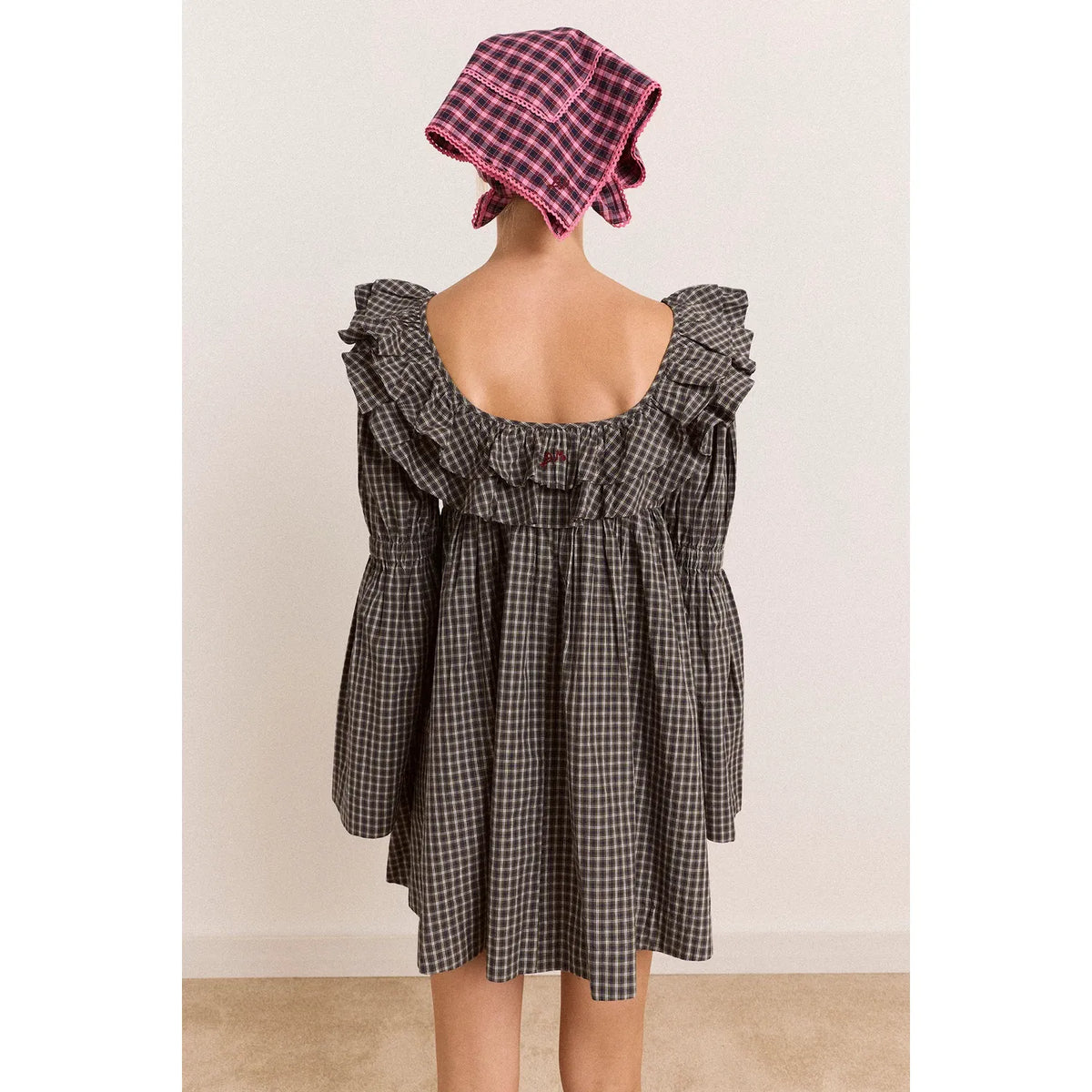 Phoenix Ruffle Mini - Lyra Check