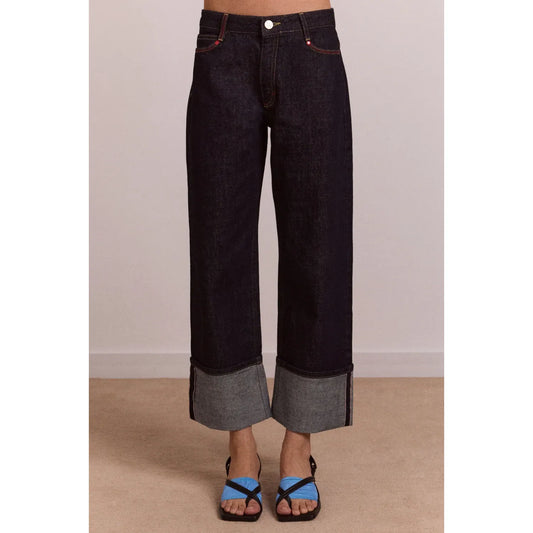 Straight Leg Montana Turn Up Jean
