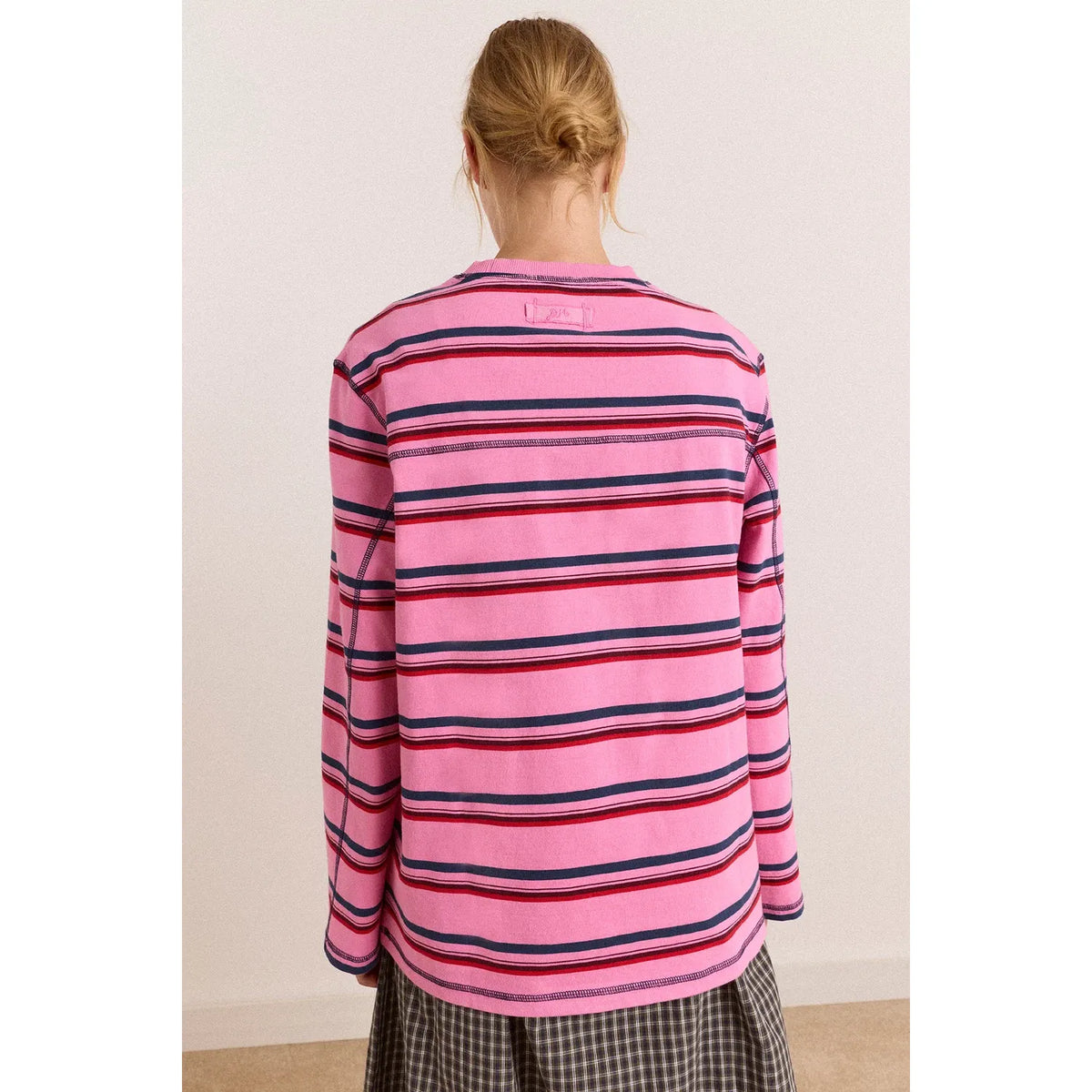 Samara Tee - Pink Stripe