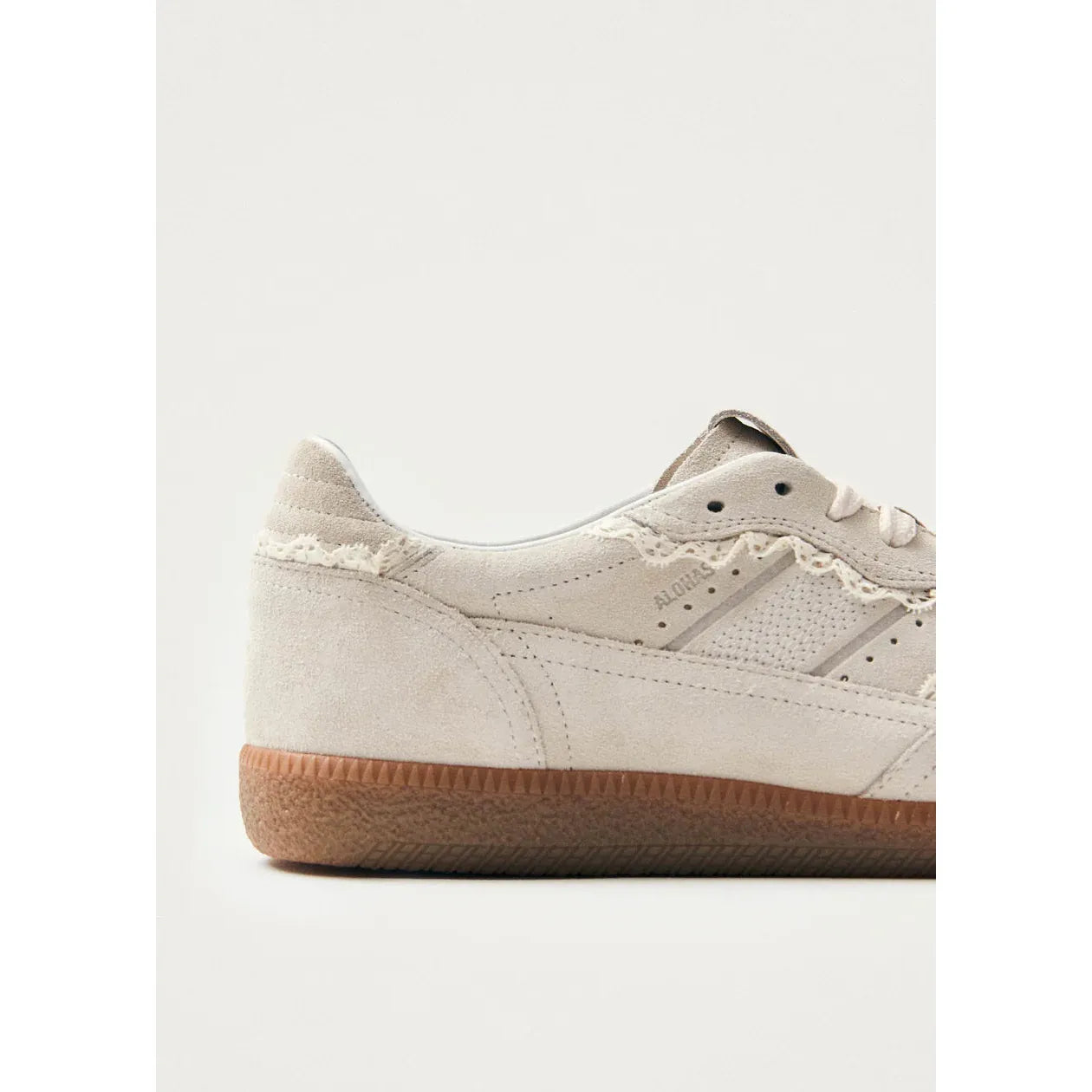 Tb.490 Crochet Cream Leather Sneakers