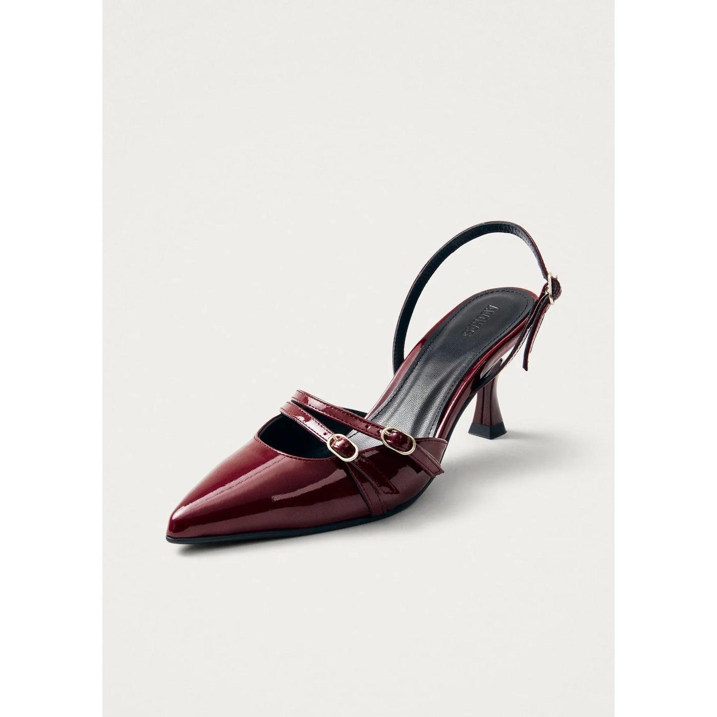 Joelle Burgundy Patent Leather Pumps