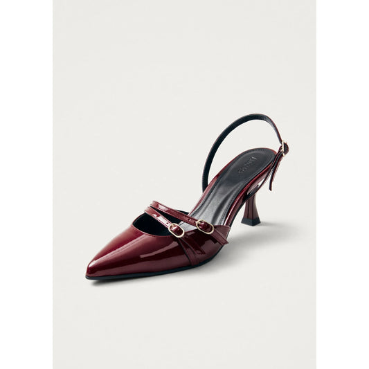 Joelle Burgundy Patent Leather Pumps