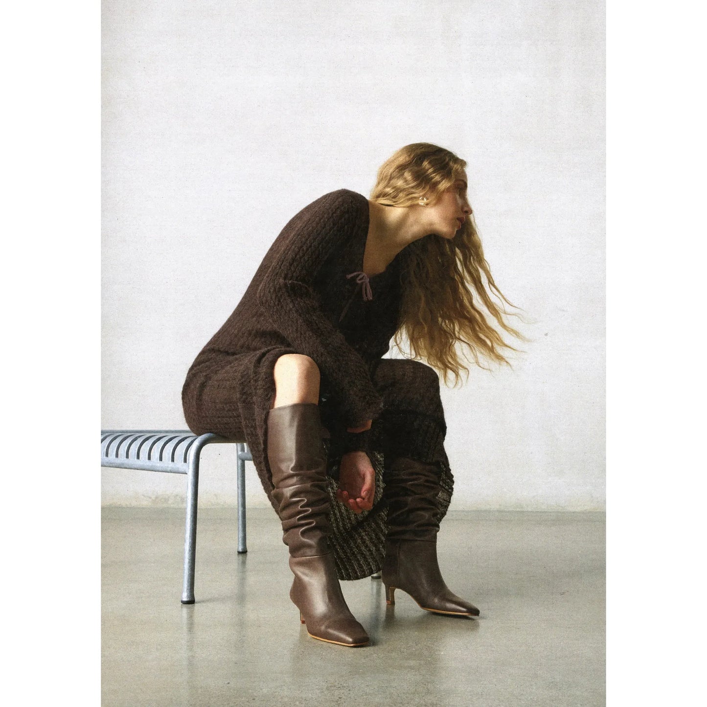 Kalila Brown Leather Boots