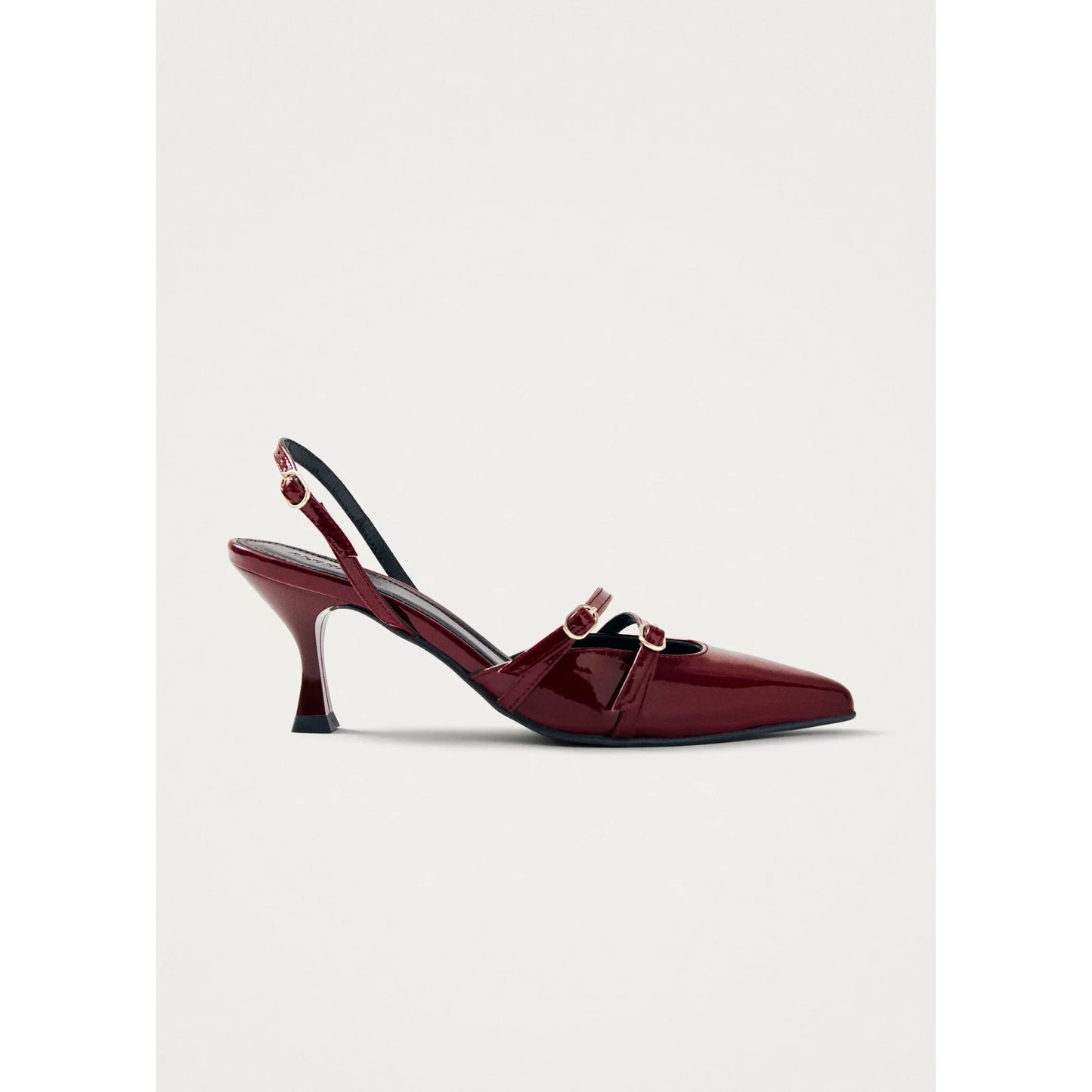 Joelle Burgundy Patent Leather Pumps