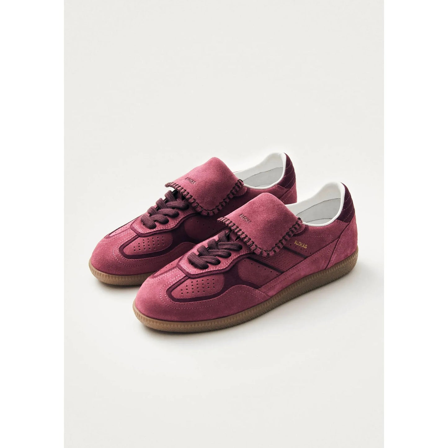 Tb.490 Club Suede Raspberry Leather Sneakers