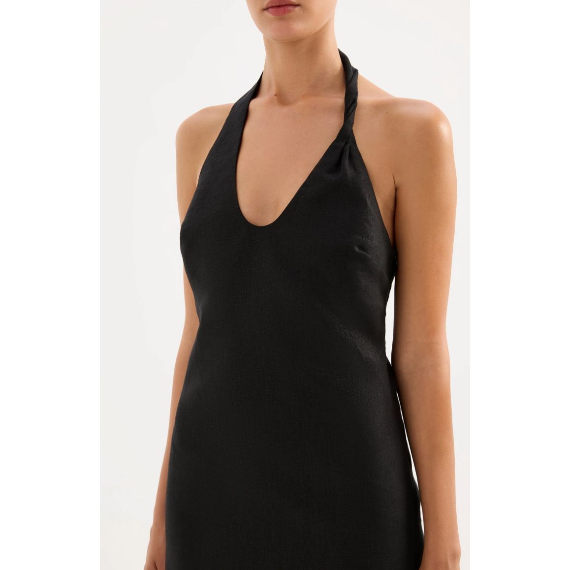 Zayda Linen Mini Dress