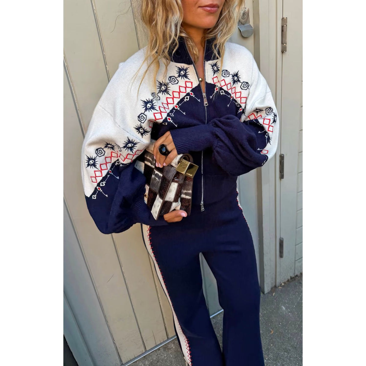 Odette Zip Cardigan