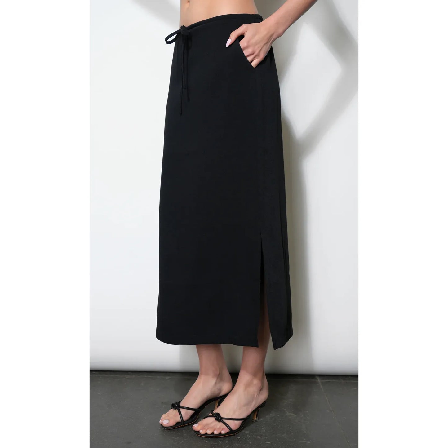 Genni Drawstring Midi Skirt
