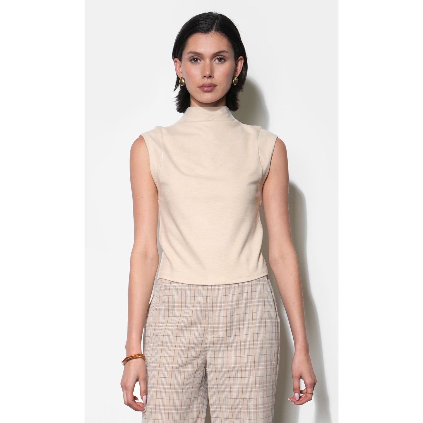 Paloma Funnel neck Knit Top