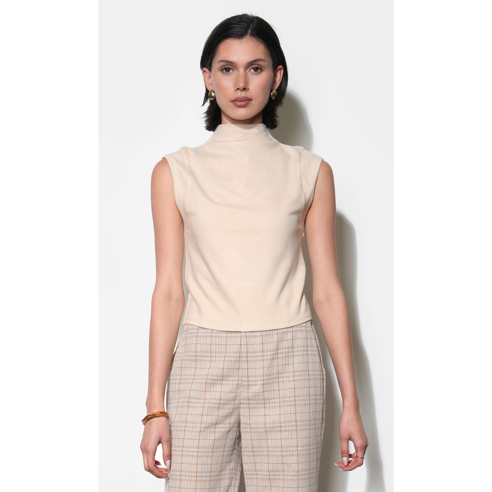 Paloma Funnel neck Knit Top