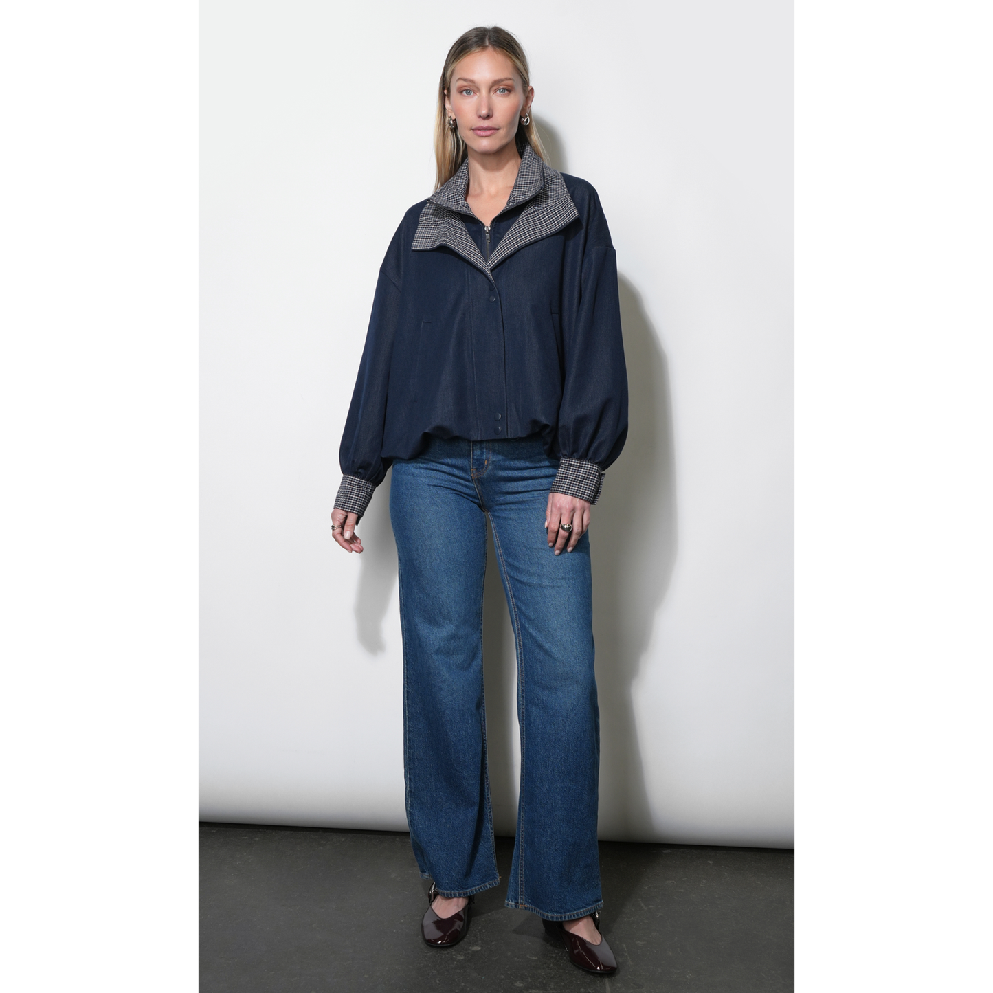 Livia Oversized Soft Denim Style Jacket