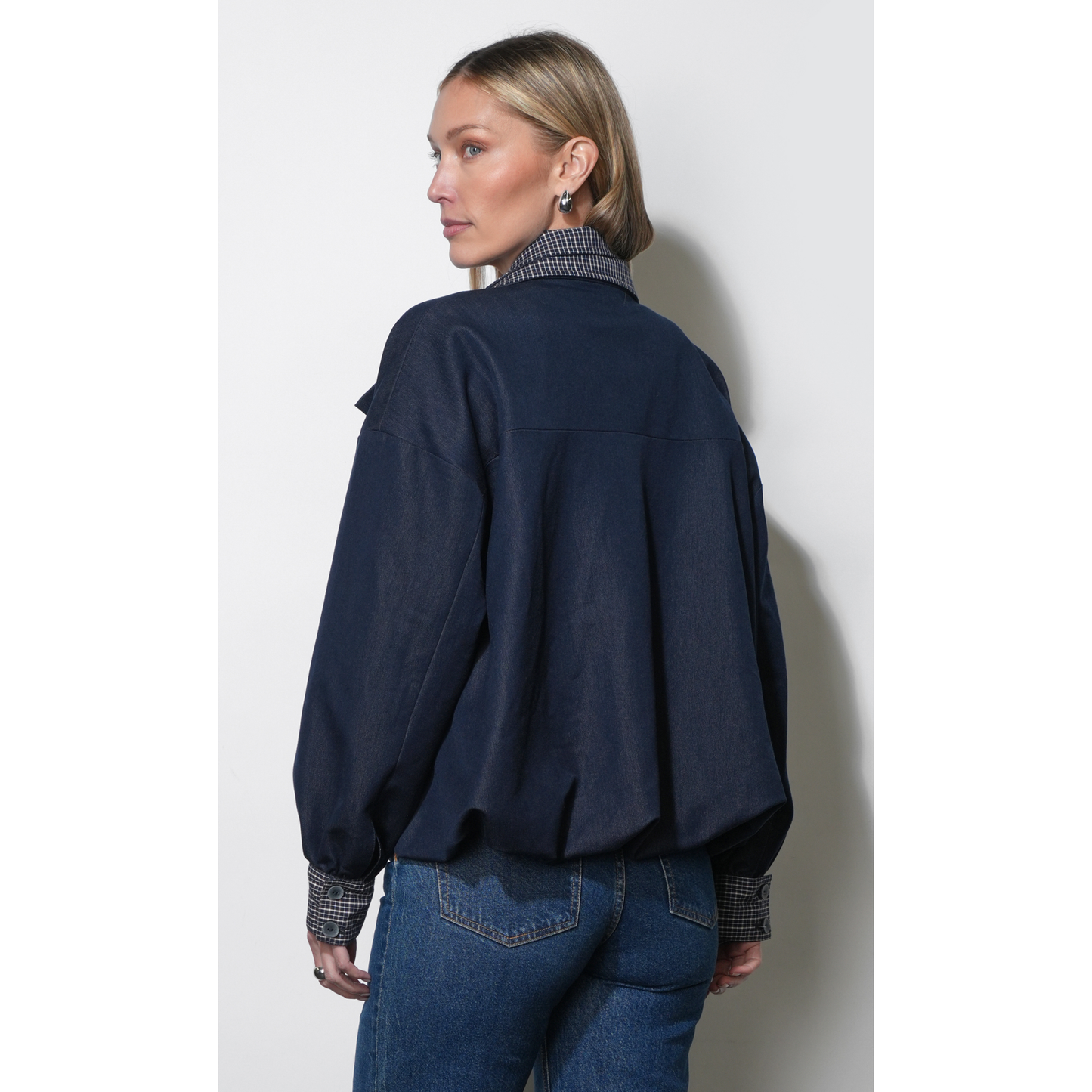 Livia Oversized Soft Denim Style Jacket