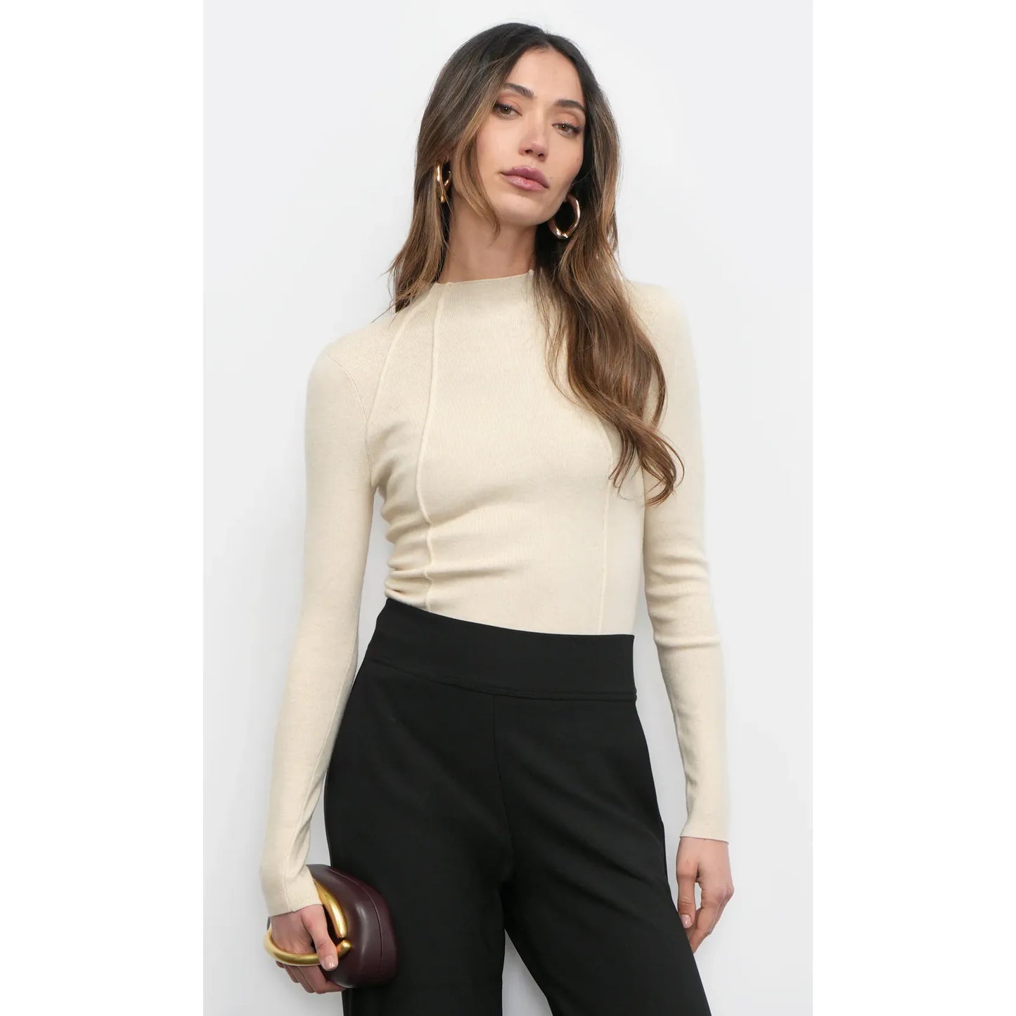 Amy Mock Neck Top