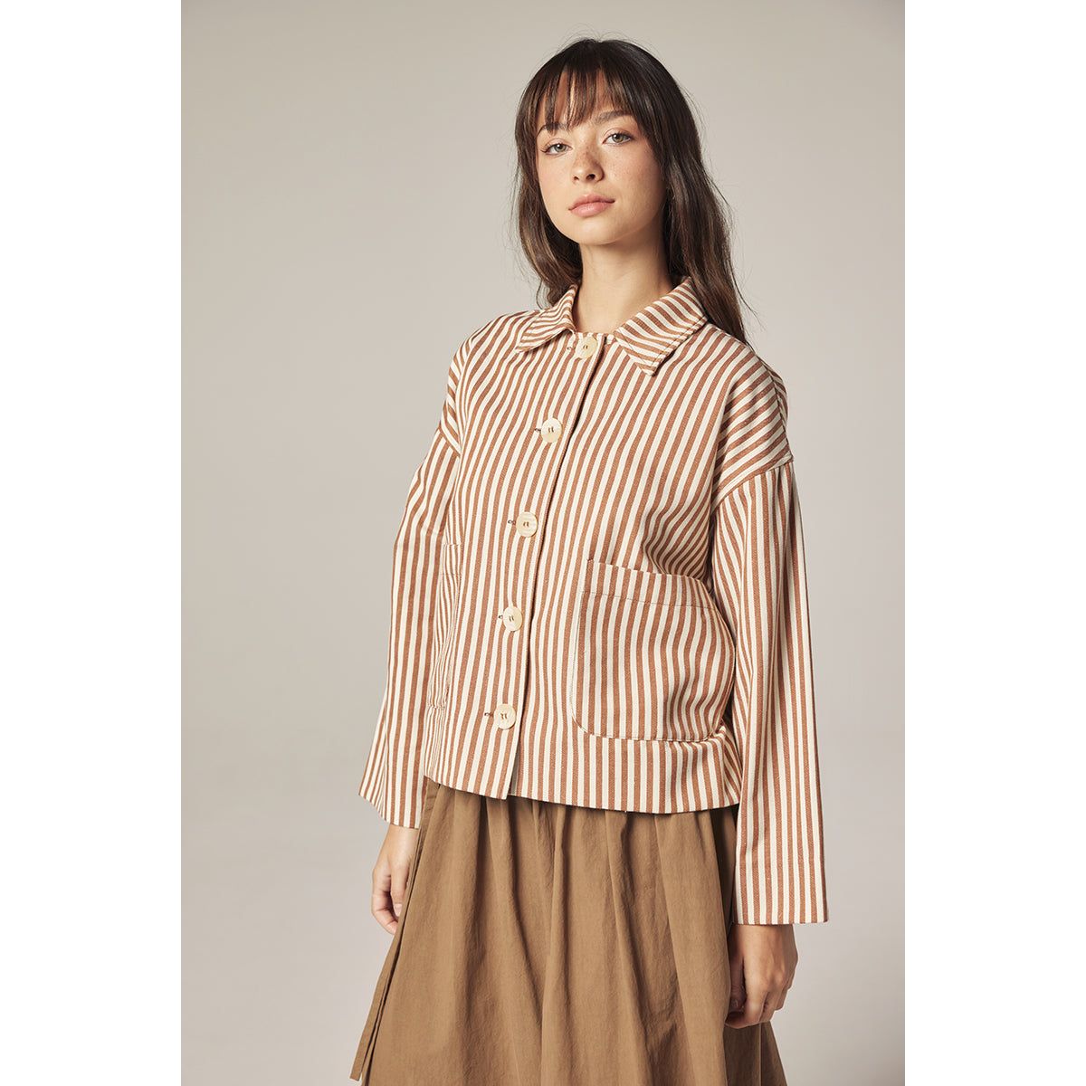 Stripe Shacket