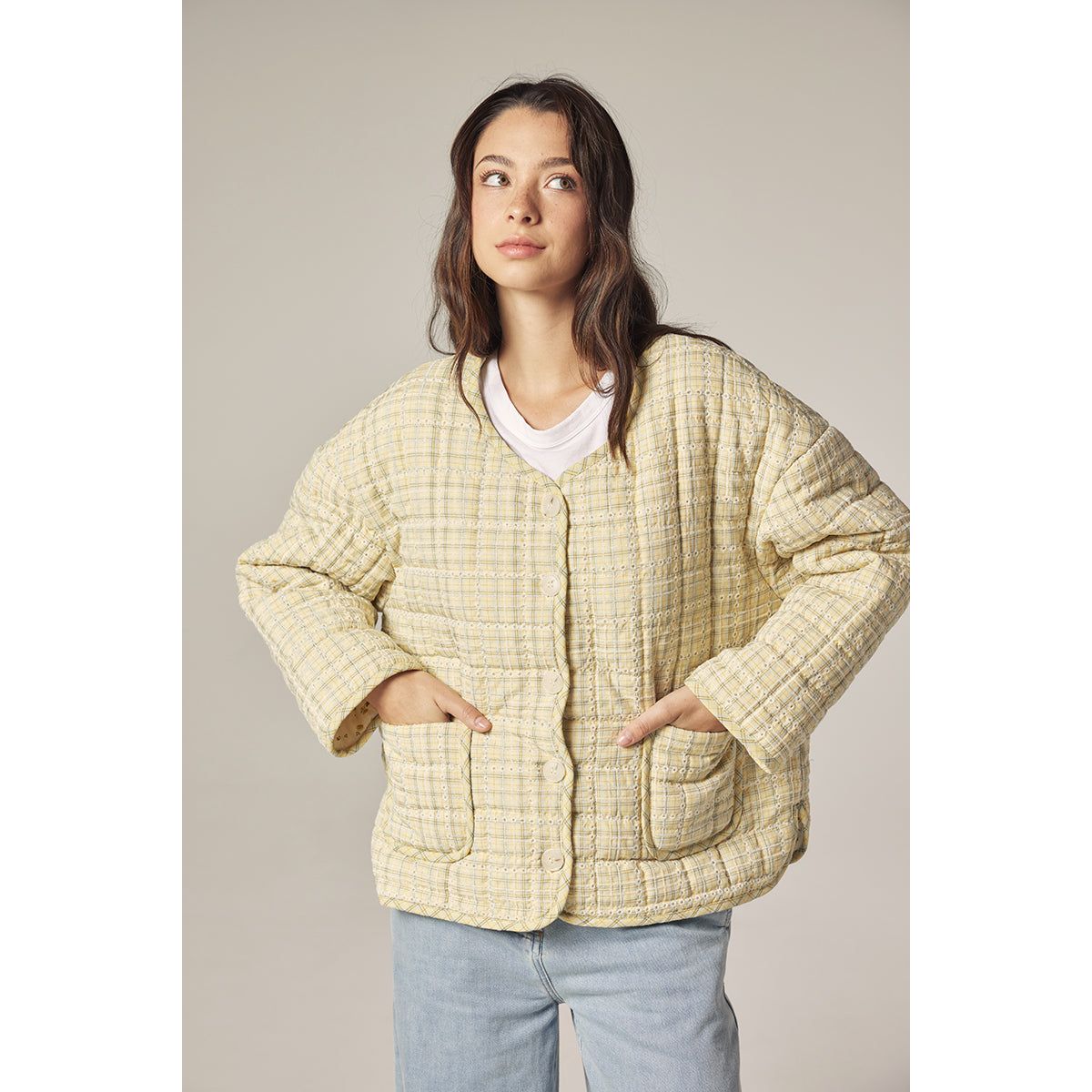 Rachel Reversible Eyelet Jacket