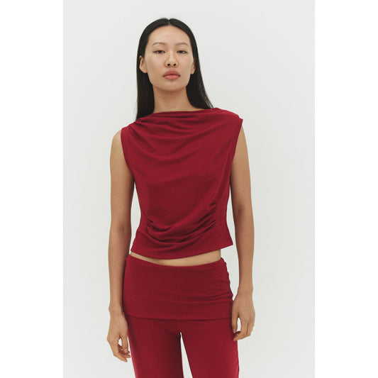 Ashley Pleats Tank Top