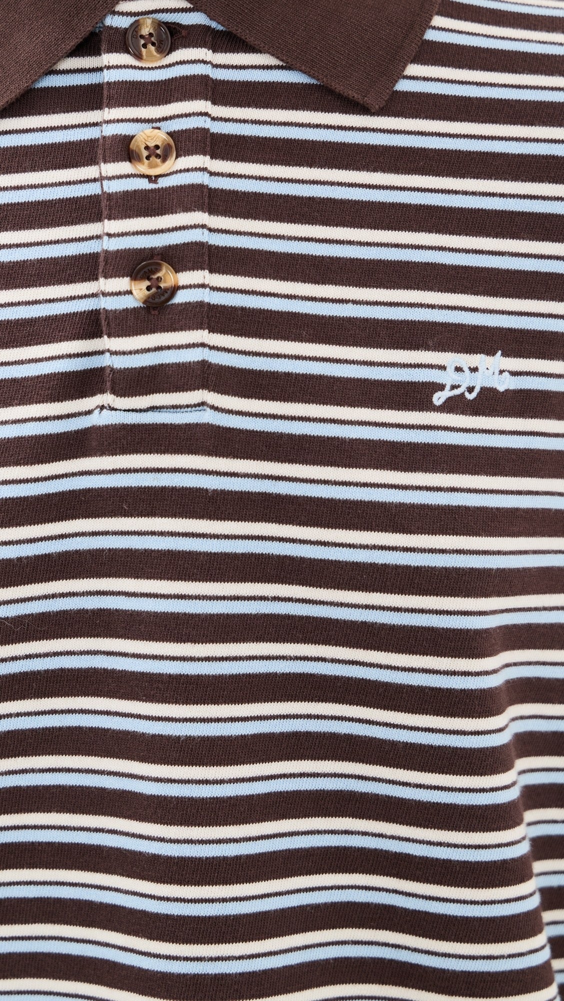 Remie Rugby - Choc/Blue Stripe