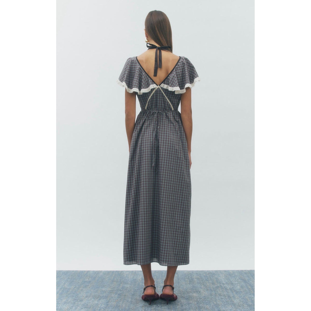 Valerie Maxi Dress Plaid
