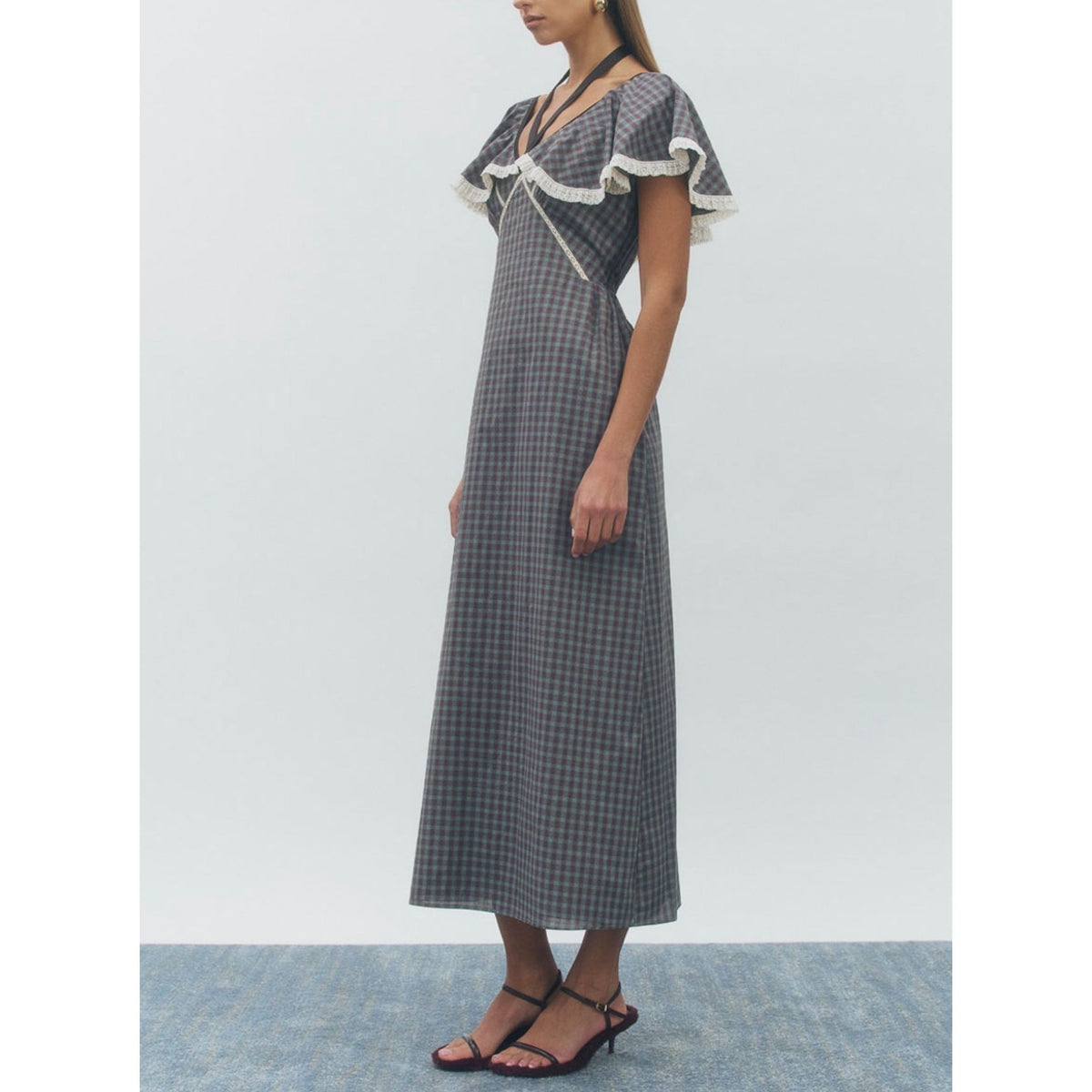 Valerie Maxi Dress Plaid