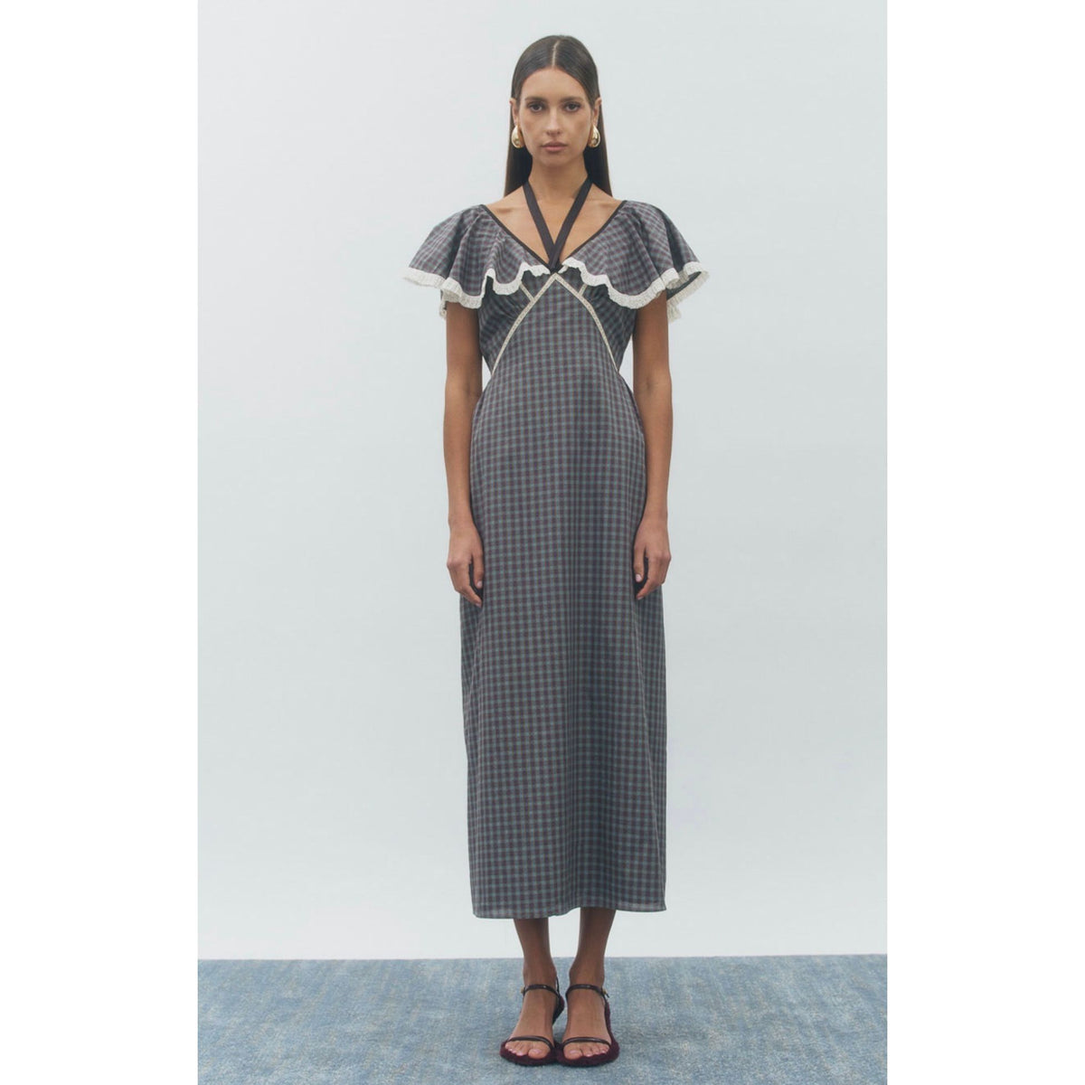 Valerie Maxi Dress Plaid