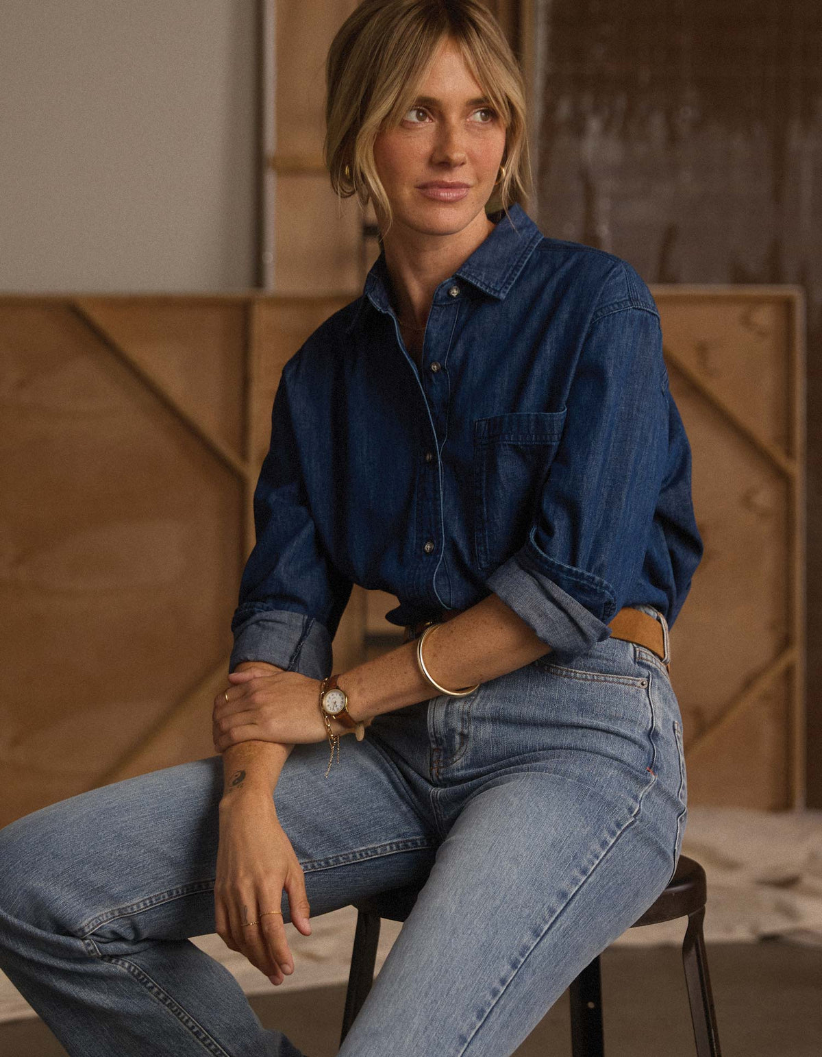 Cotten Denim Overshirt
