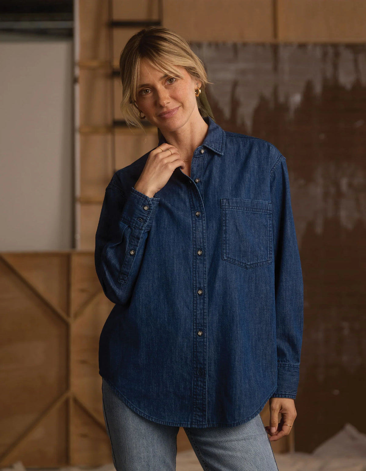 Cotten Denim Overshirt