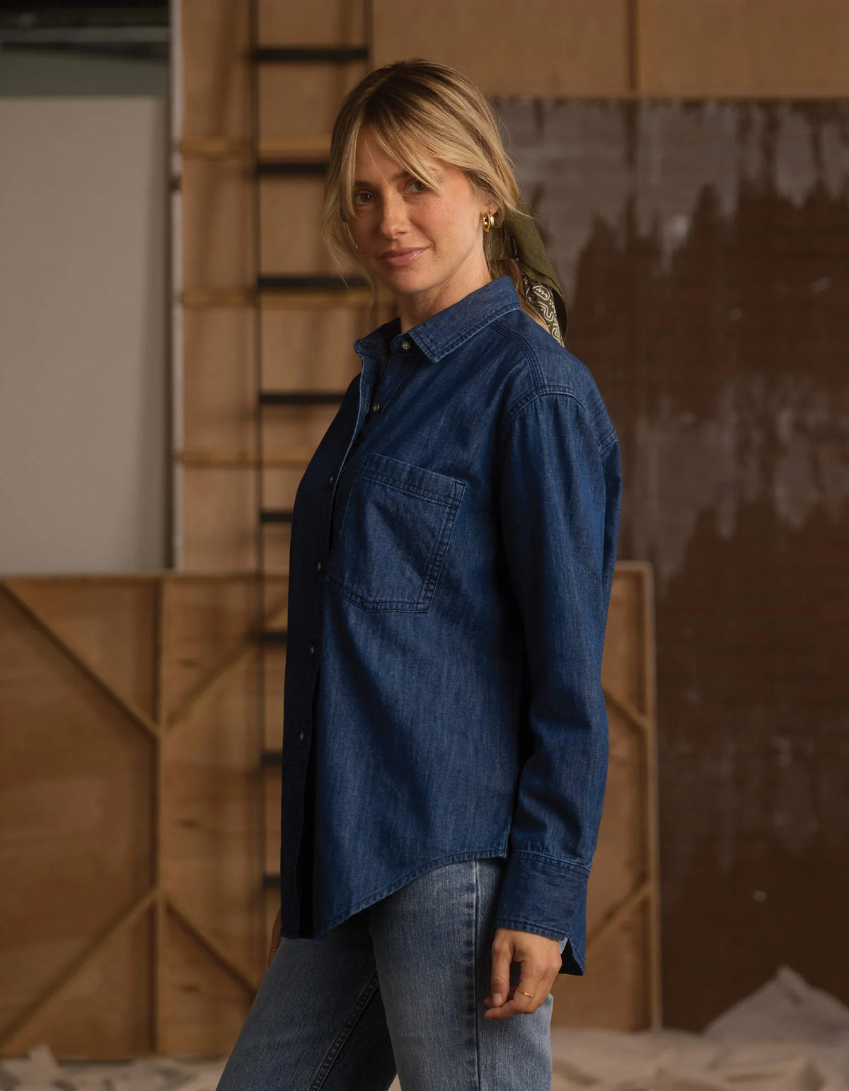 Cotten Denim Overshirt