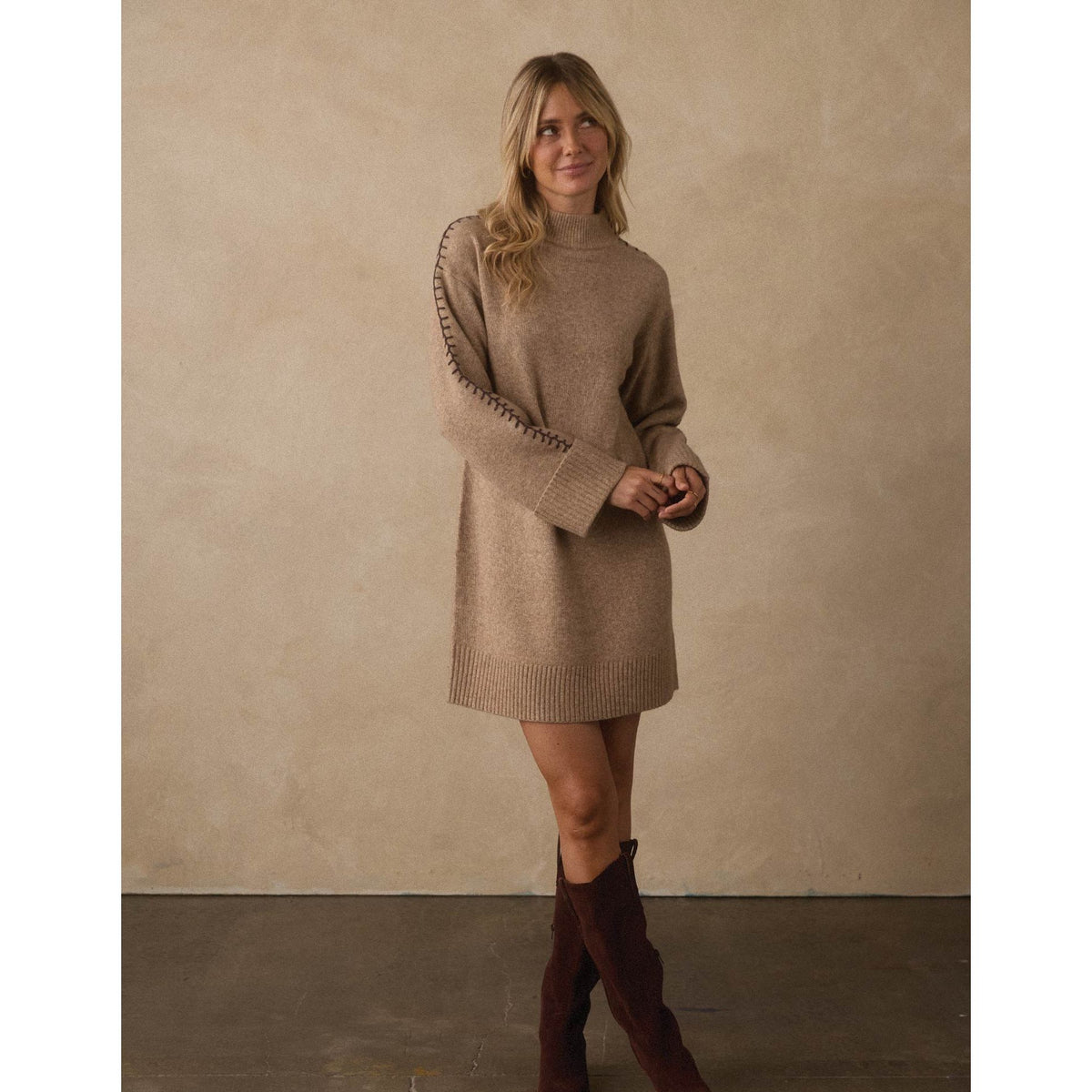 Craft Stitch Sweater Dress