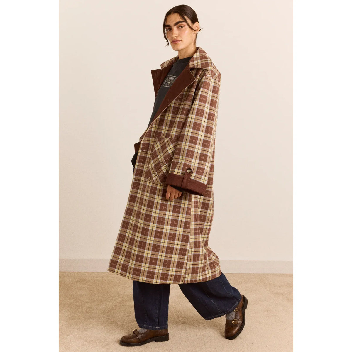 Reversible Longline Jerry Trench