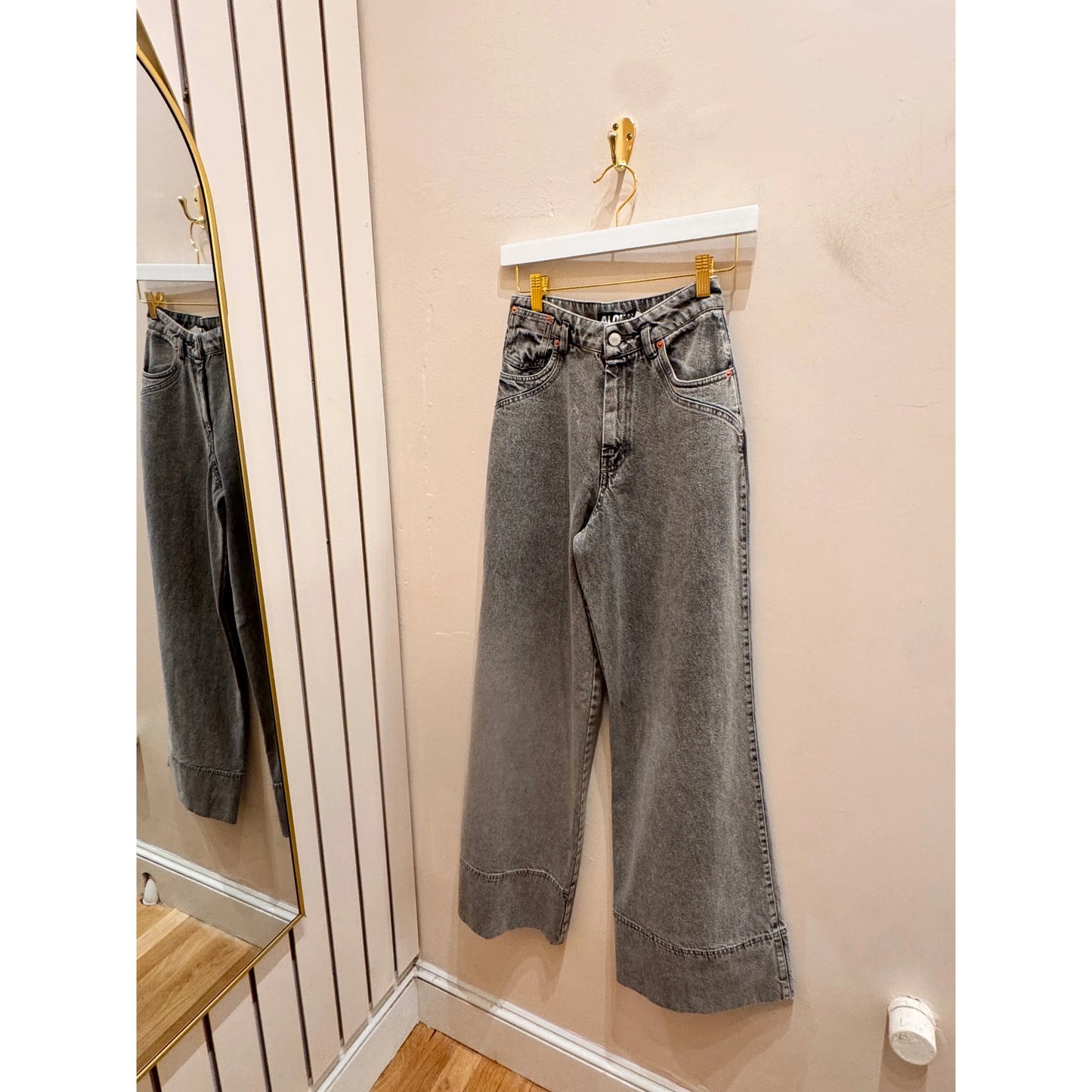 Michela Gray Denim Trouser