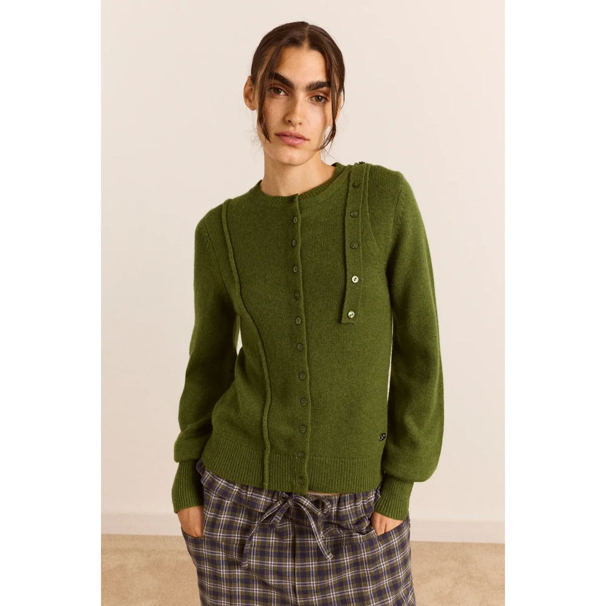 Marla Wool Cashmere Blend Cardigan