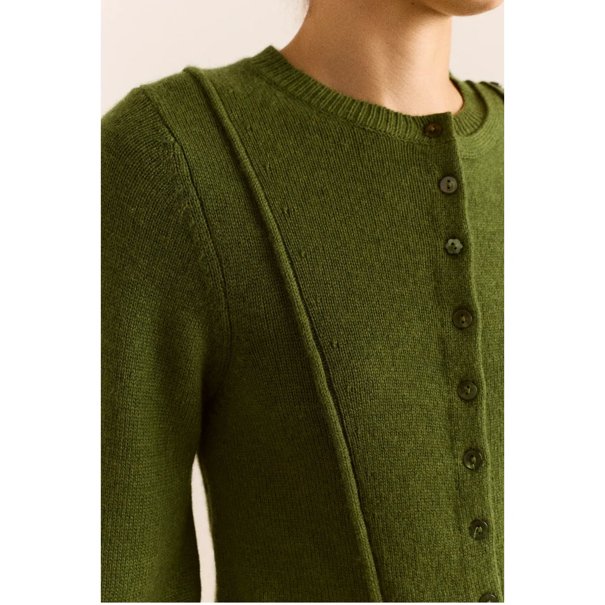Marla Wool Cashmere Blend Cardigan