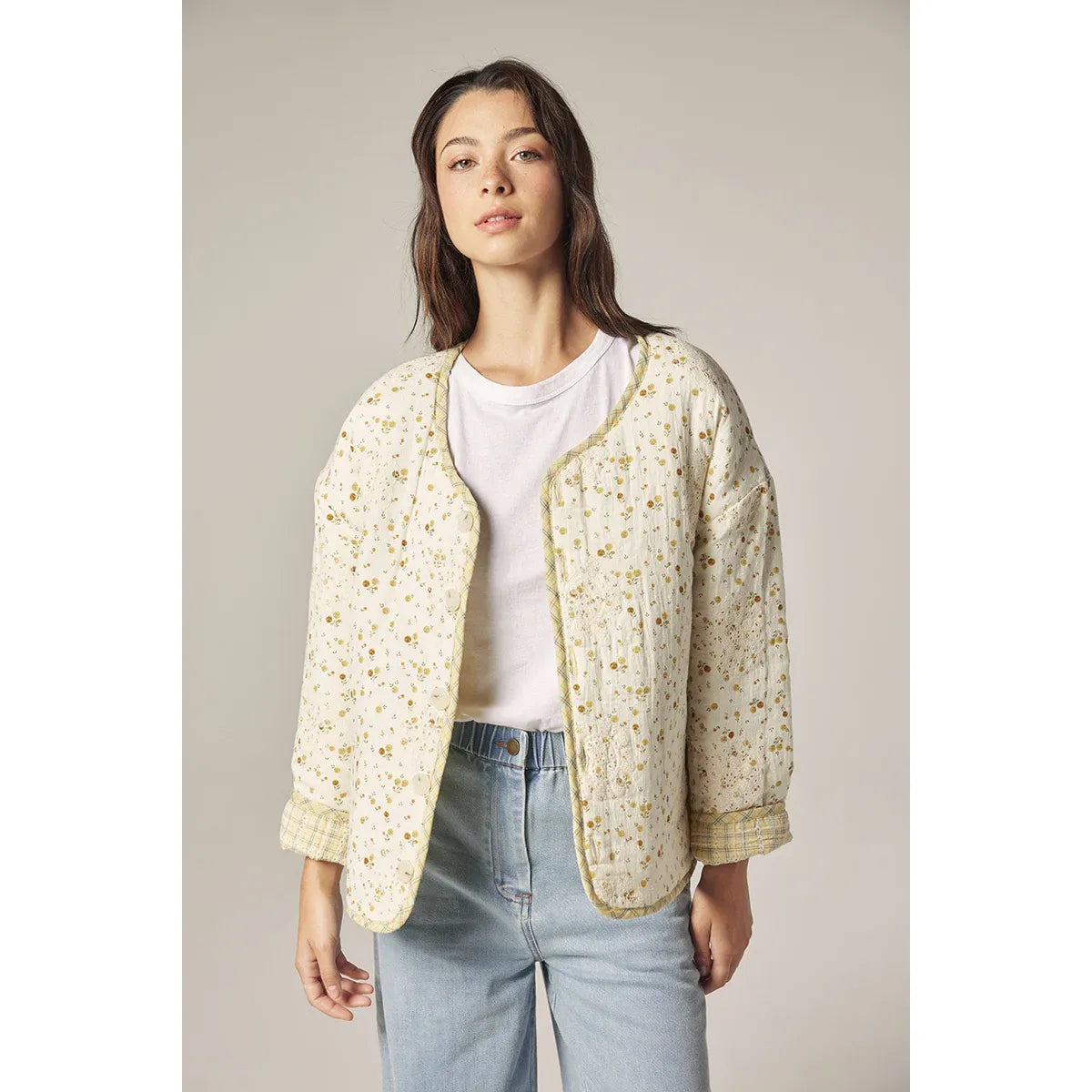 Rachel Reversible Eyelet Jacket