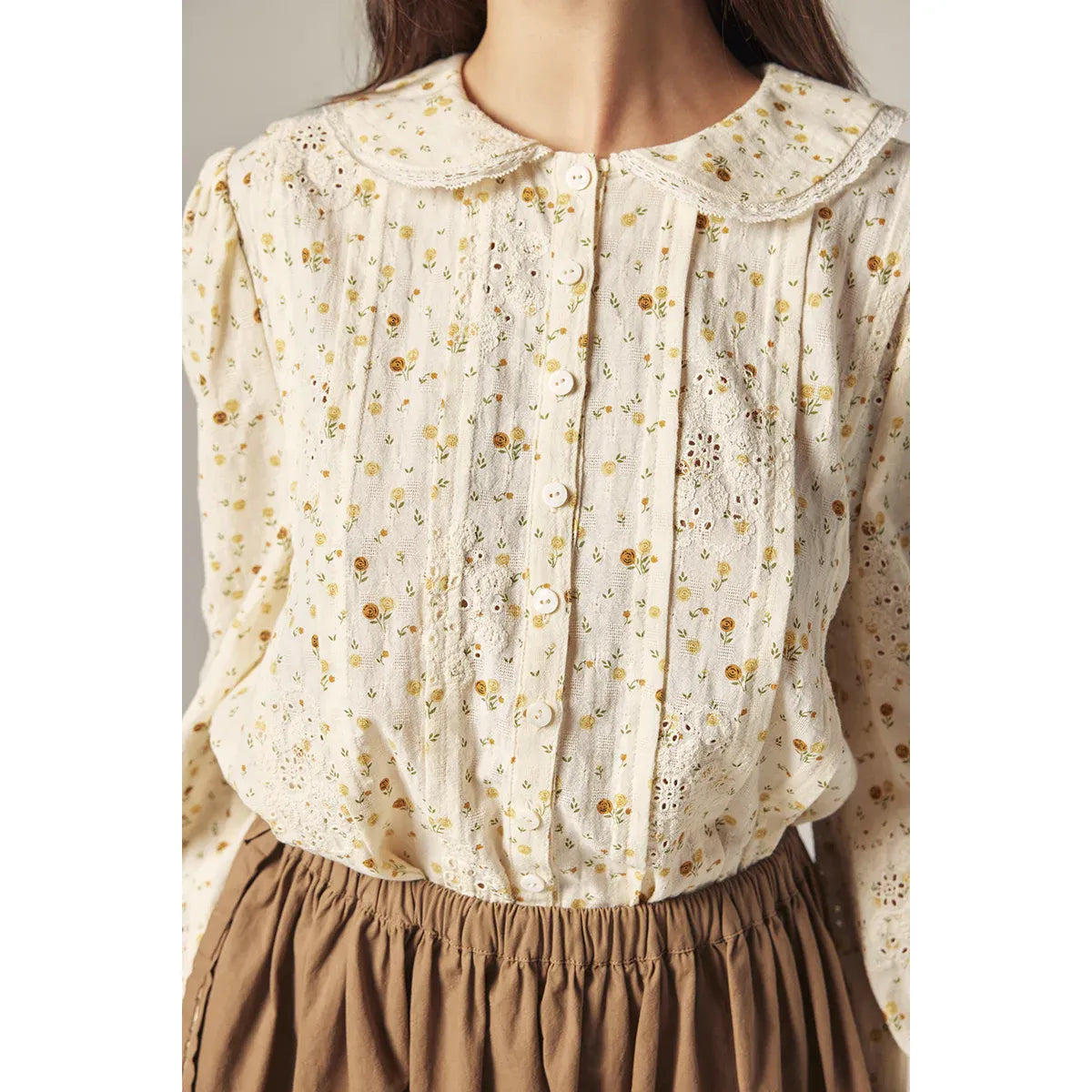Cindy Collar Blouse