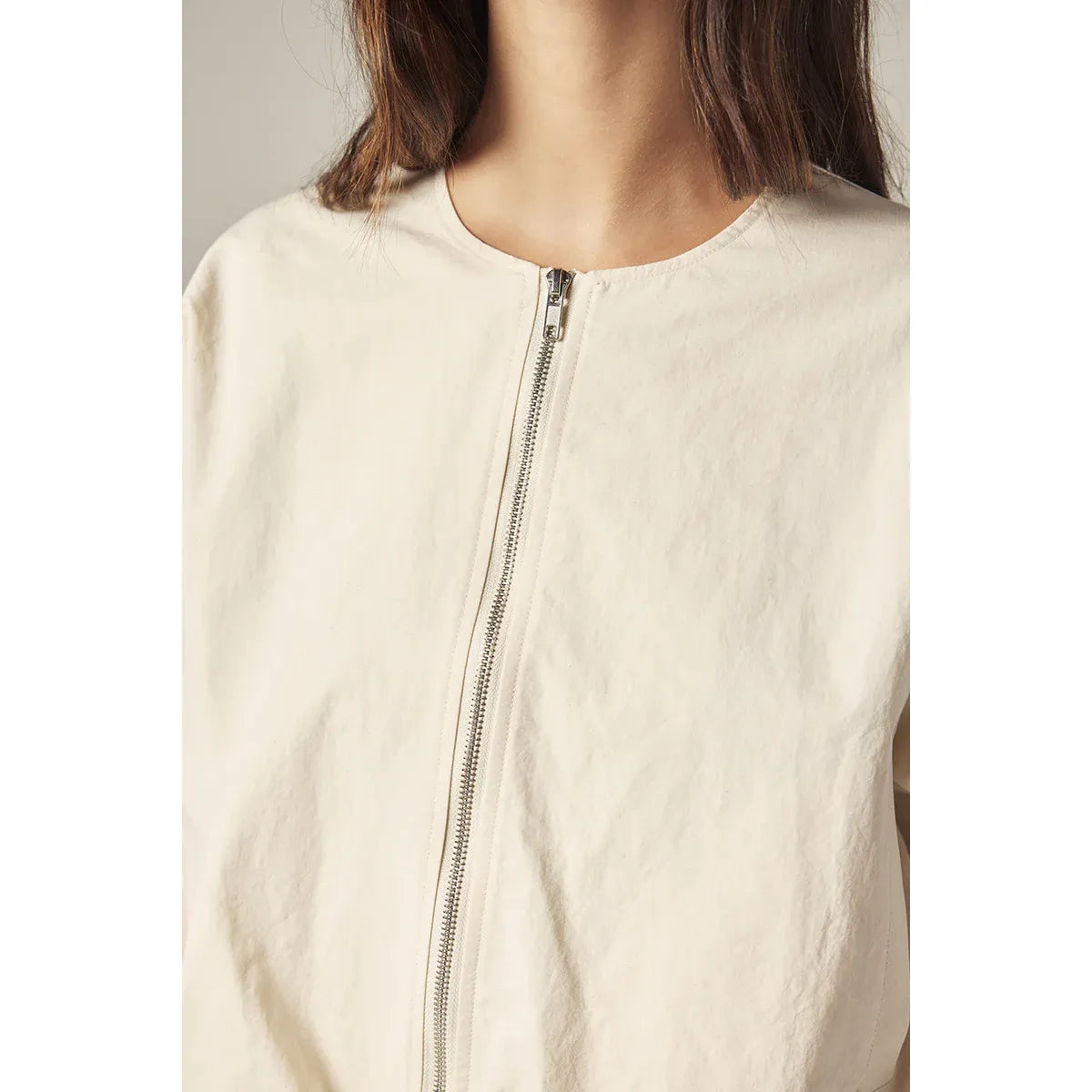 Smocked Sleeve Jacket