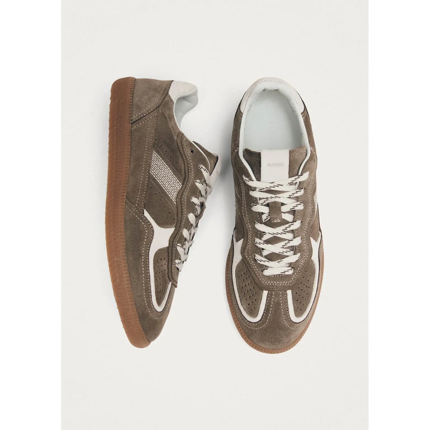 Tb.490 Rife Taupe Leather Sneakers