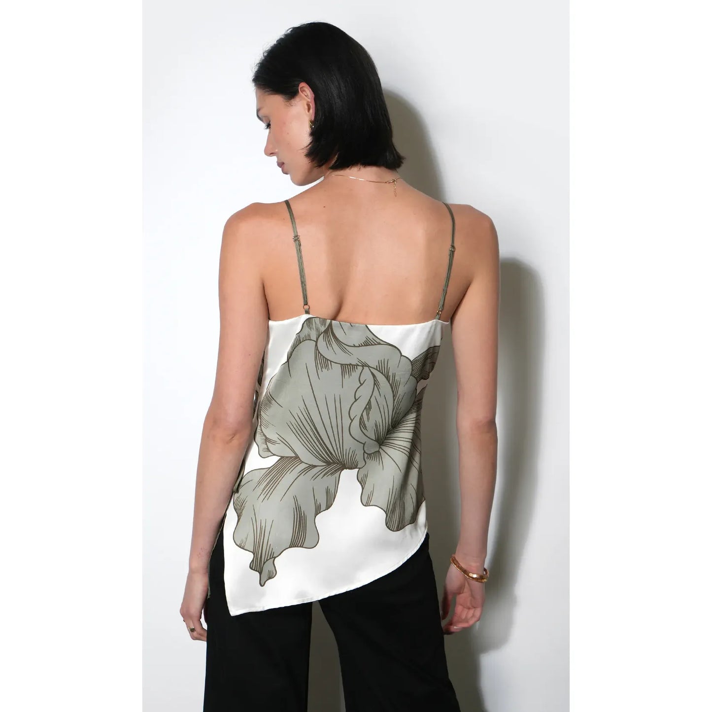 Lennon Side Tie Asymmetric Cami Top