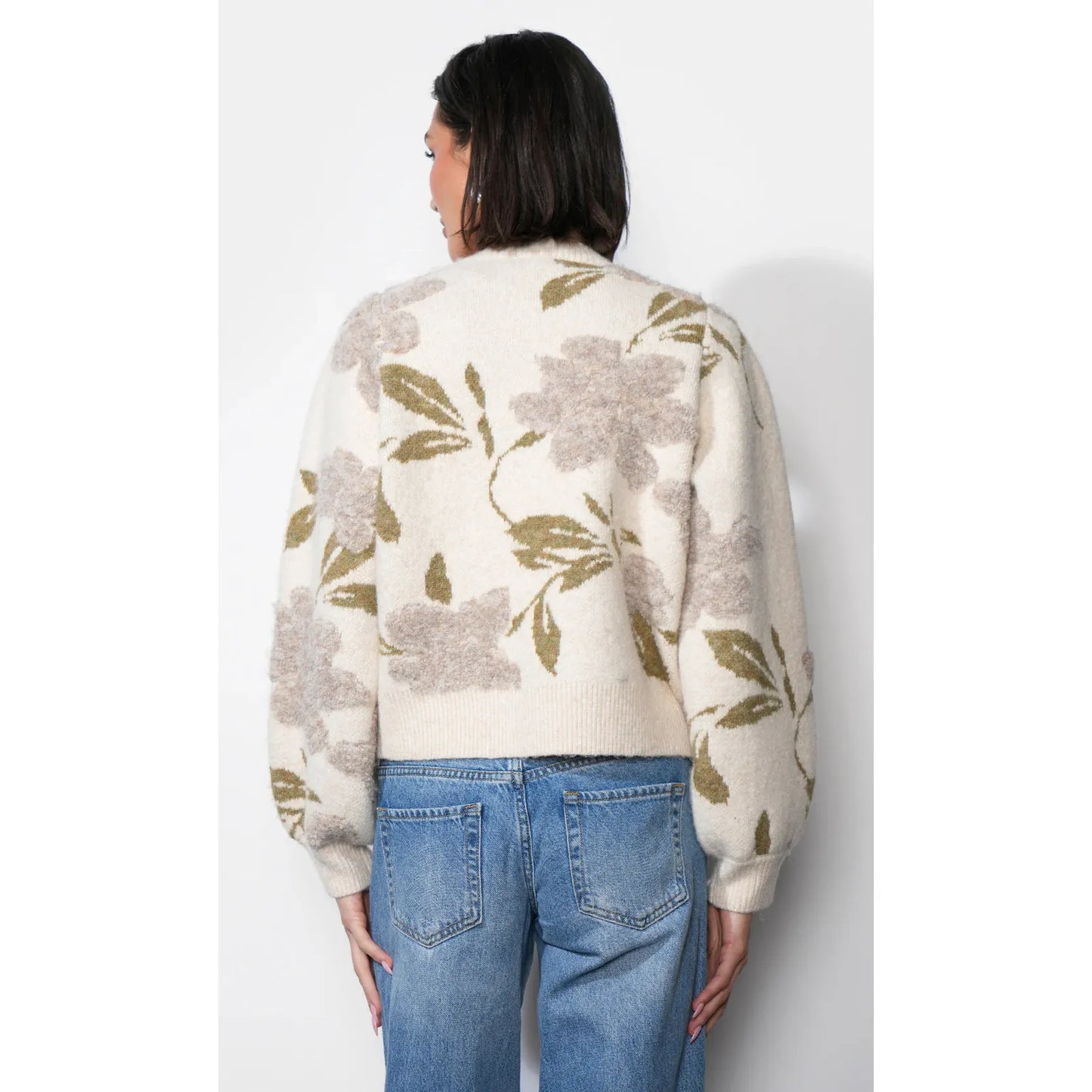 Skylar Cozy Floral Cardigan