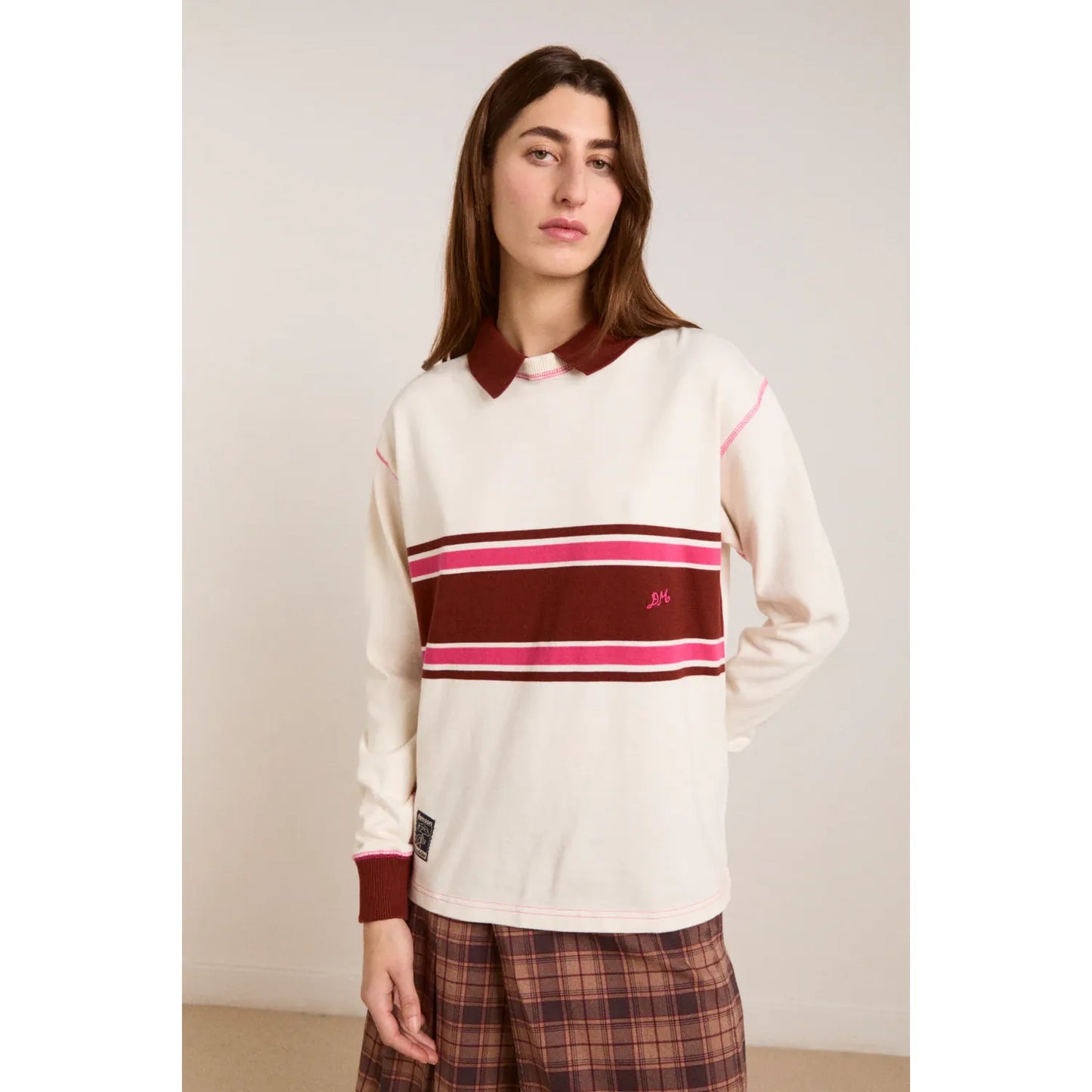 Olina Placement Stripe Rugby