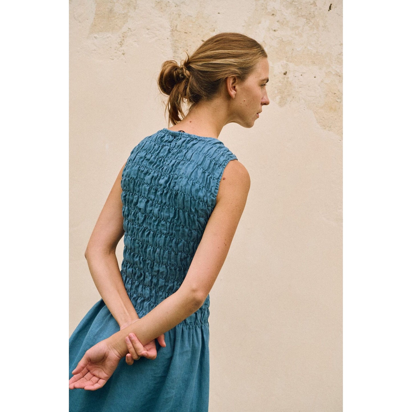 Emilija Midi Linen Dress