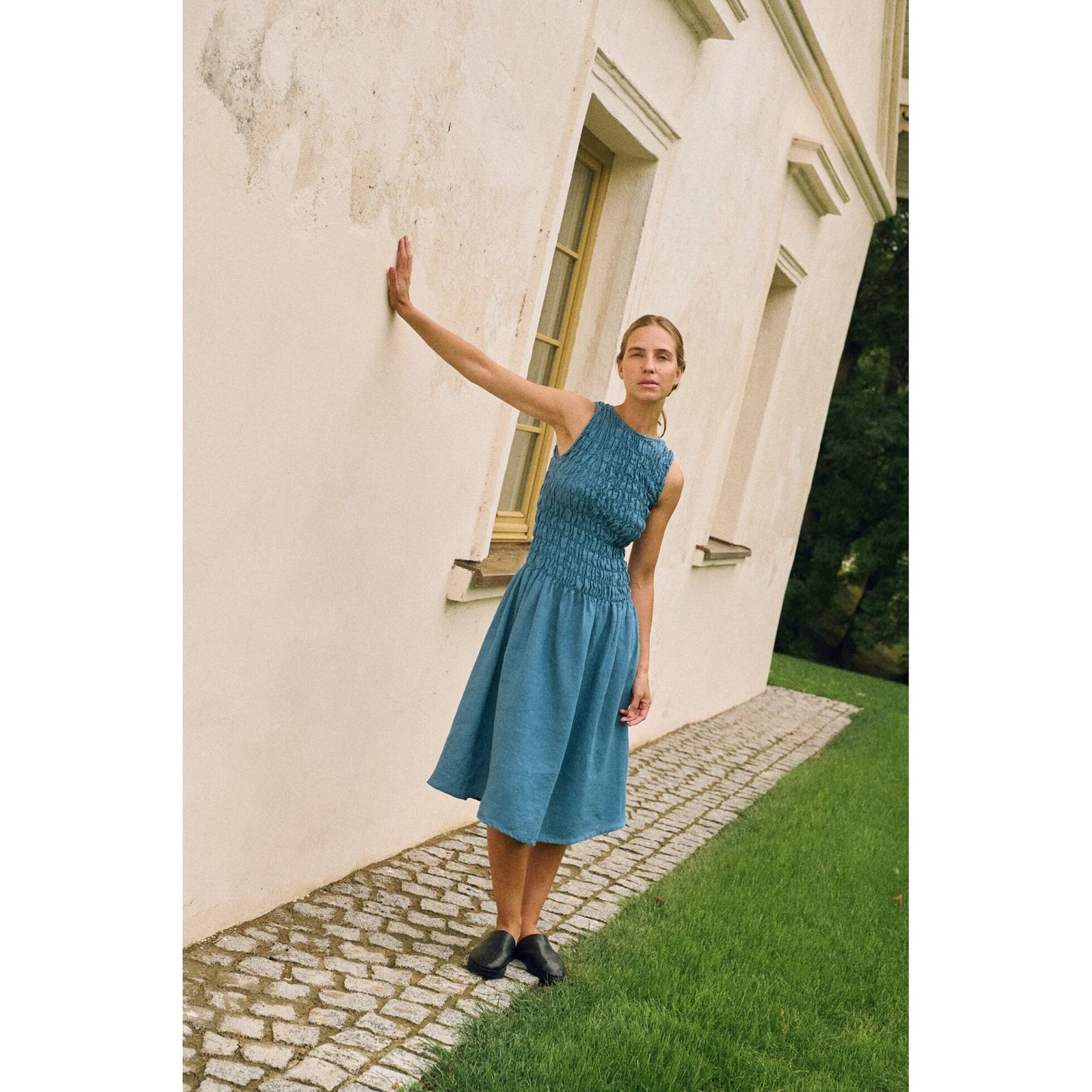 Emilija Midi Linen Dress