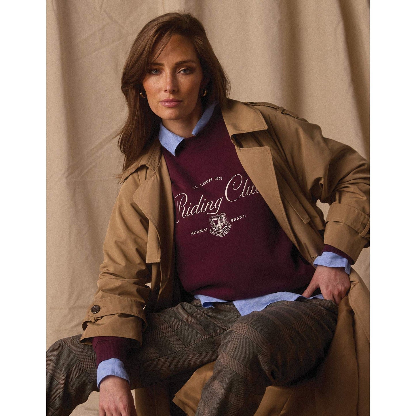 Riding Club Fleece Crewneck