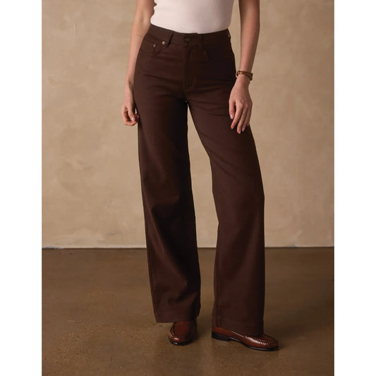 Comfort Terry Wide Leg Pant