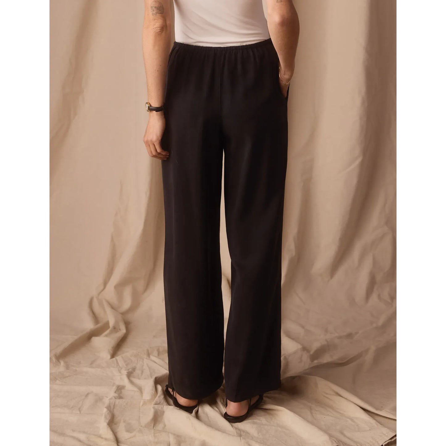 Sueded Costa Drawcord Pant