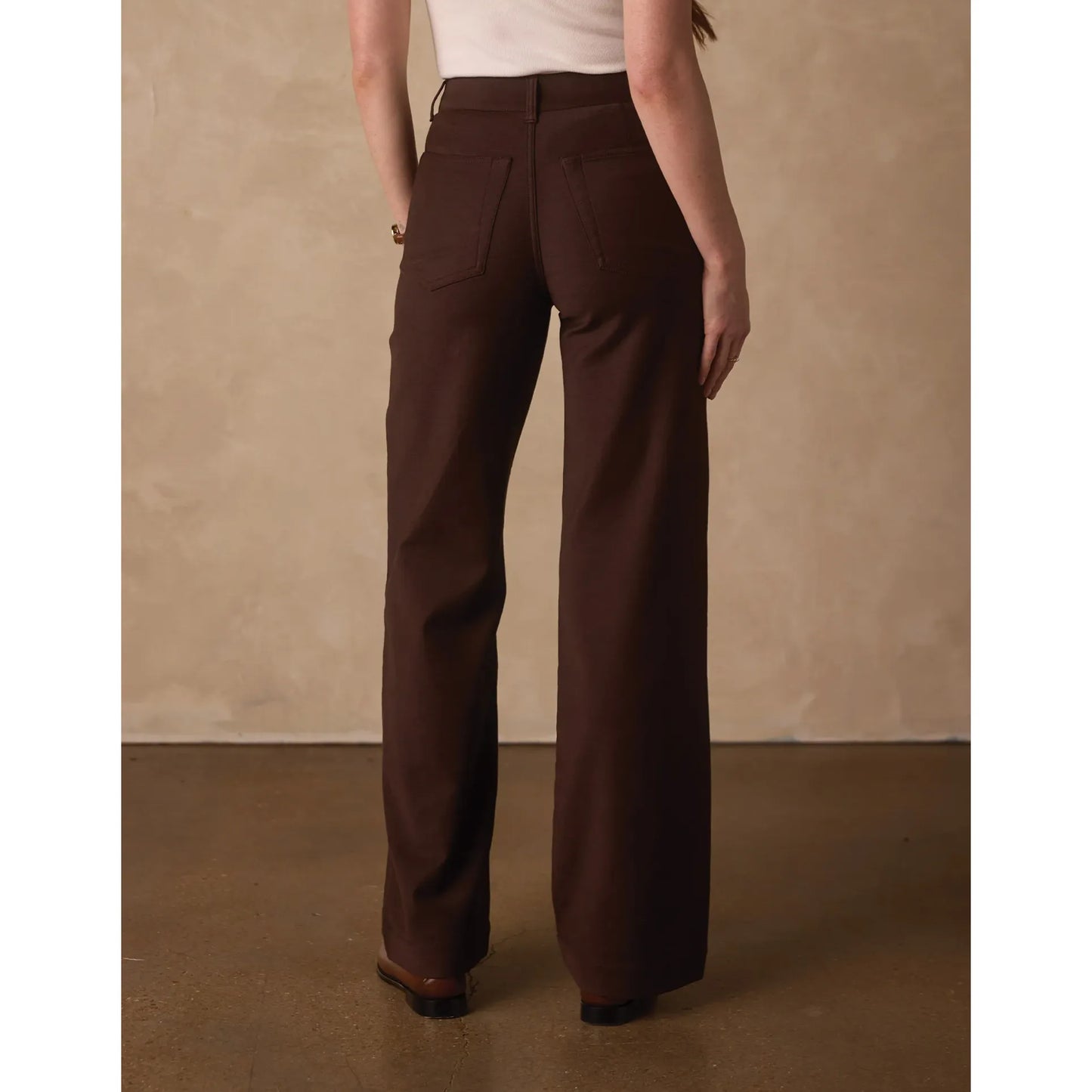 Comfort Terry Wide Leg Pant