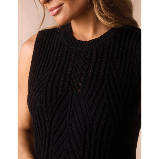 Adelaide Knit Hi-Neck Tank