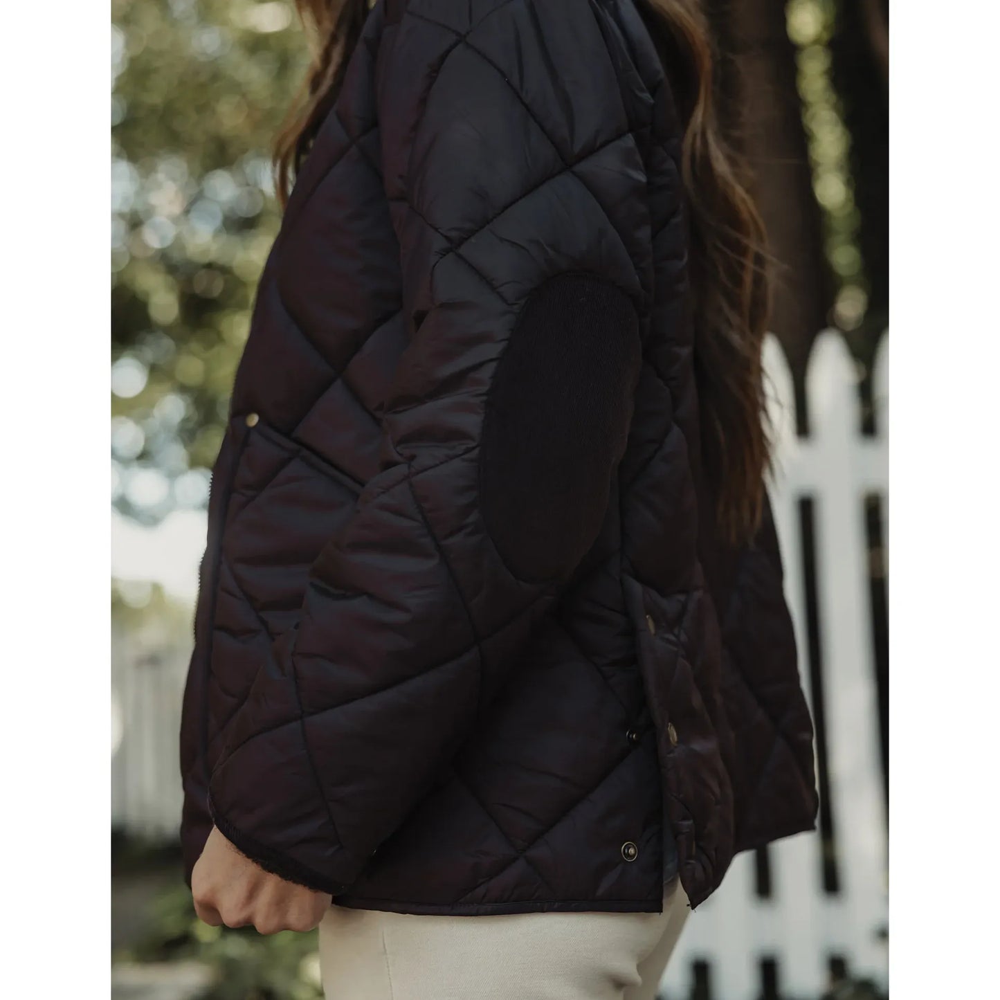 Quilted Liner Jacket in Chestnut