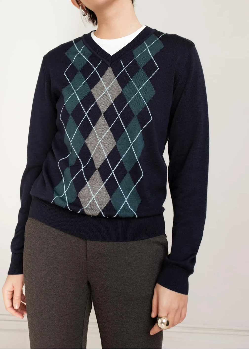 Felicia Argyle V Neck