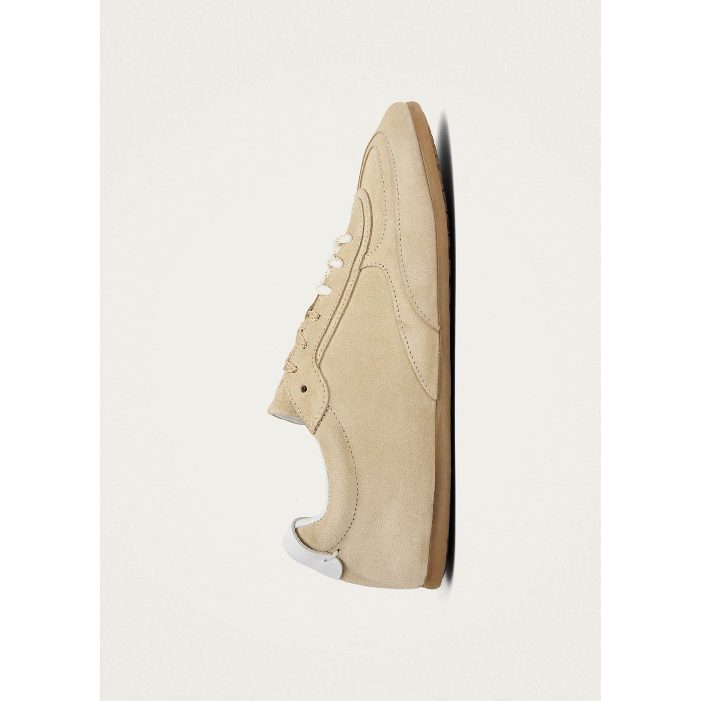 Tb.24 Suede Beige Leather Sneakers